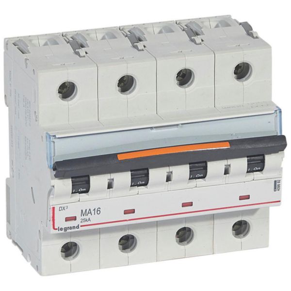 Disjoncteur magnétique seul DX³ MA 25kA arrivée haute et départ bas à vis 4P 400V~ - 16A - 6 modules - Page 34