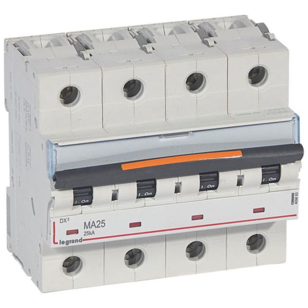 Disjoncteur magnétique seul DX³ MA 25kA arrivée haute et départ bas à vis 4P 400V~ - 25A - 6 modules - Page 18