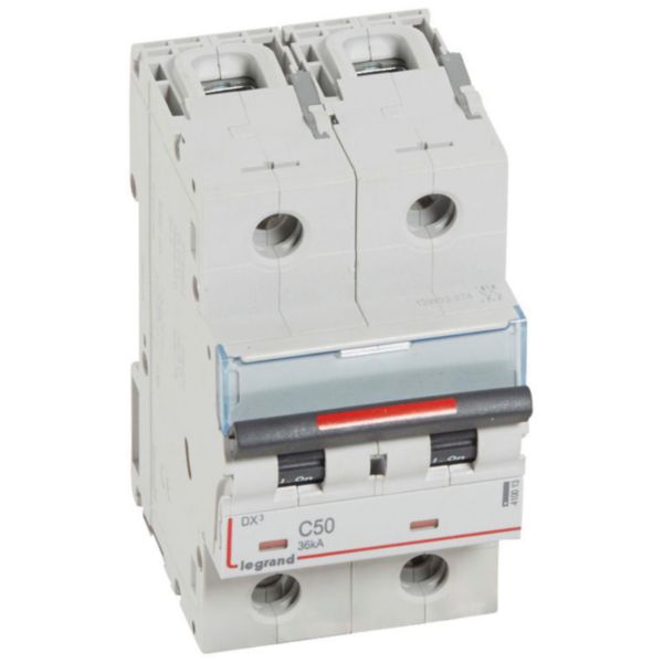 Disjoncteur DX³ 36kA arrivée haute et départ bas à vis 2P 230V~ à 400V~ - 50A - courbe C - 3 modules - Page 26