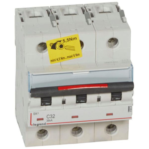 Disjoncteur DX³ 36kA arrivée haute et départ bas à vis 3P 400V~ - 32A - courbe C - 4,5 modules - Page 17