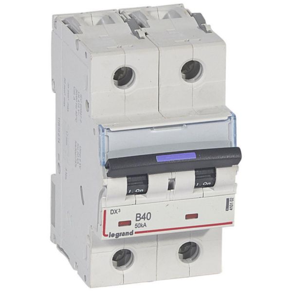 Disjoncteur DX³ 50kA arrivée haute et départ bas à vis 2P 230V~ à 400V~ - 40A - courbe B - 3 modules - Page 28