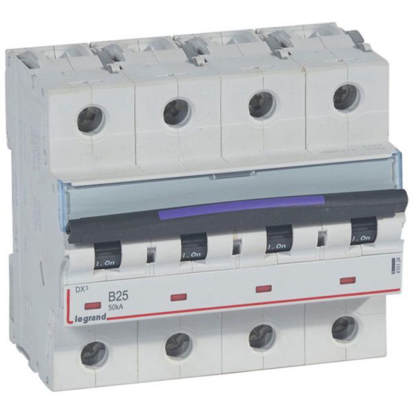 Disjoncteur DX³ 50kA arrivée haute et départ bas à vis 4P 400V~ - 25A - courbe B - 6 modules - Page 71