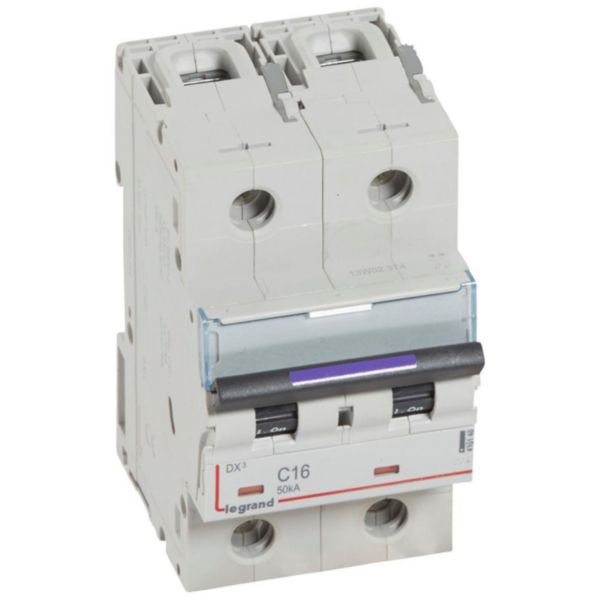 Disjoncteur DX³ 50kA arrivée haute et départ bas à vis 2P 230V~ à 400V~ - 16A - courbe C - 3 modules - Page 18