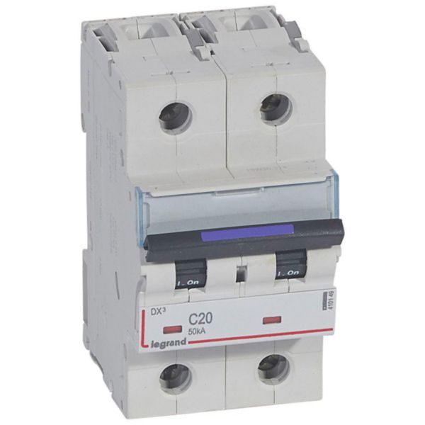 Disjoncteur DX³ 50kA arrivée haute et départ bas à vis 2P 230V~ à 400V~ - 20A - courbe C - 3 modules - Page 18
