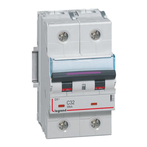 Disjoncteur DX³ 50kA arrivée haute et départ bas à vis 2P 230V~ à 400V~ - 32A - courbe C - 3 modules - Page 71