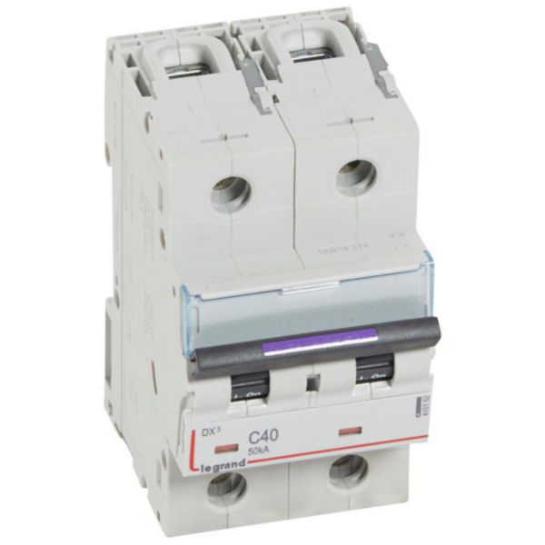Disjoncteur DX³ 50kA arrivée haute et départ bas à vis 2P 230V~ à 400V~ - 40A - courbe C - 3 modules - Page 71