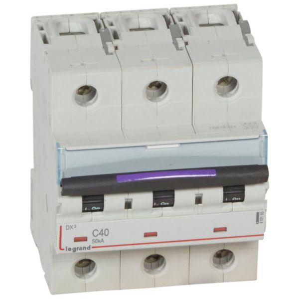 Disjoncteur DX³ 50kA arrivée haute et départ bas à vis 3P 400V~ - 40A - courbe C - 4,5 modules - Page 26