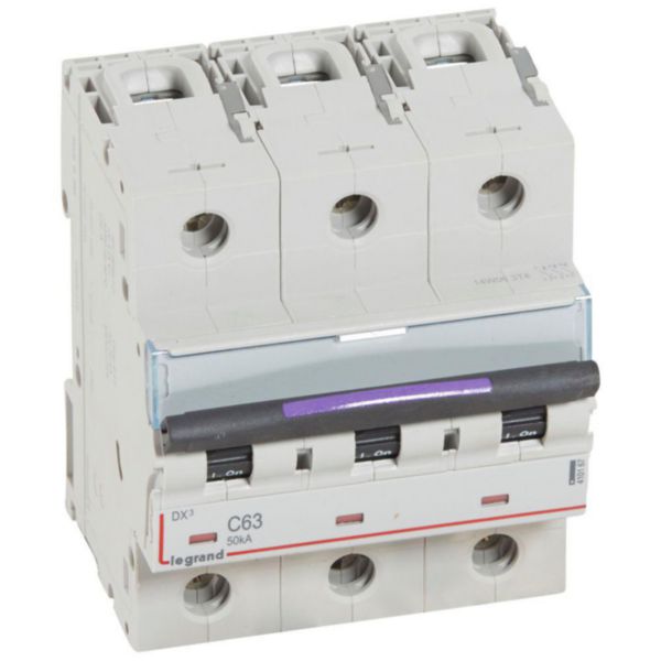 Disjoncteur DX³ 50kA arrivée haute et départ bas à vis 3P 400V~ - 63A - courbe C - 4,5 modules - Page 17