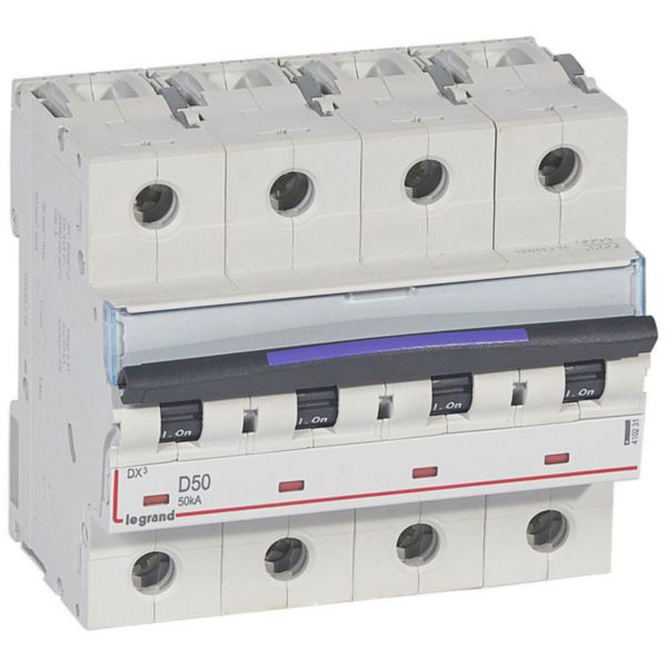 Disjoncteur DX³ 50kA arrivée haute et départ bas à vis 4P 400V~ - 50A - courbe D - 6 modules - Page 26