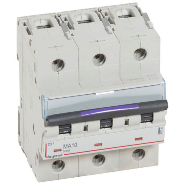 Disjoncteur magnétique seul DX³-M 50kA arrivée haute et départ bas à vis 3P 400V~ - 10A - 4,5 modules - Page 55