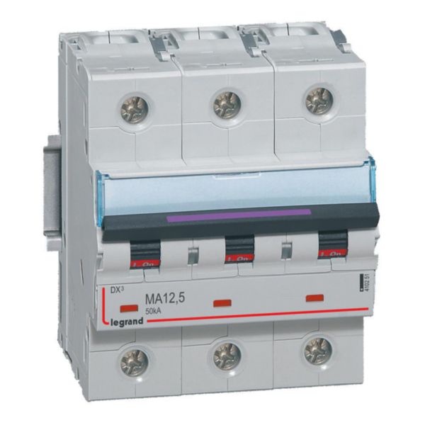 Disjoncteur magnétique seul DX³-M 50kA arrivée haute et départ bas à vis 3P 400V~ - 12,5A - 4,5 modules - Page 71