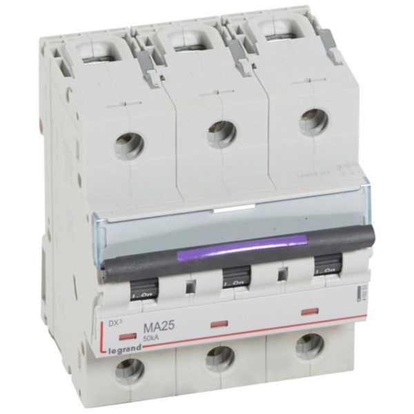 Disjoncteur magnétique seul DX³-M 50kA arrivée haute et départ bas à vis 3P 400V~ - 25A - 4,5 modules - Page 71