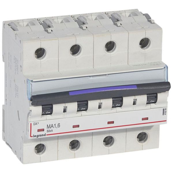 Disjoncteur magnétique seul DX³-M 50kA arrivée haute et départ bas à vis 4P 400V~ - 1,6A - 6 modules - Page 29