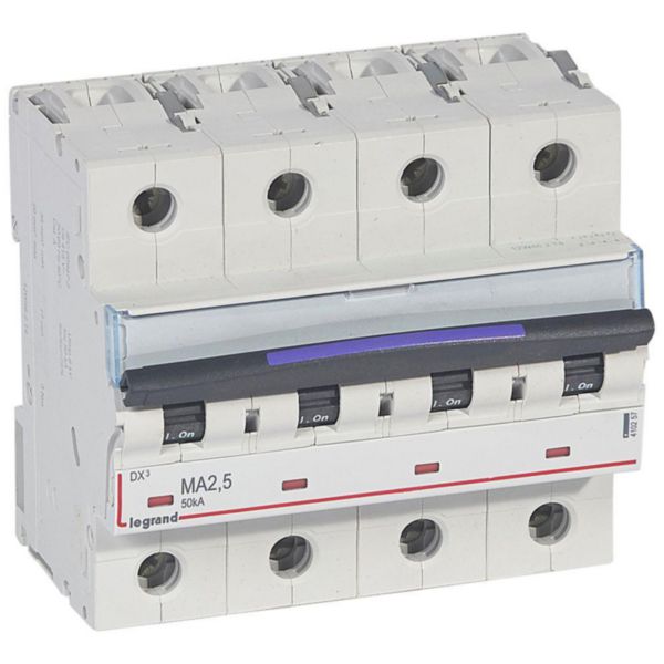 Disjoncteur magnétique seul DX³-M 50kA arrivée haute et départ bas à vis 4P 400V~ - 2,5A - 6 modules - Page 29