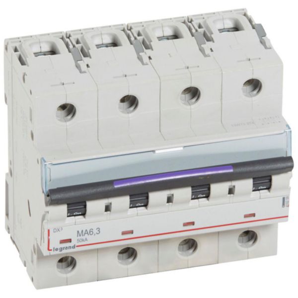 Disjoncteur magnétique seul DX³-M 50kA arrivée haute et départ bas à vis 4P 400V~ - 6,3A - 6 modules - Page 29