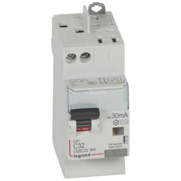 Disjoncteur différentiel DX³4500 arrivée haute vis et départ haut automatique U+N 230V~ - 32A typeAC 30mA - 2 modules - Page 13