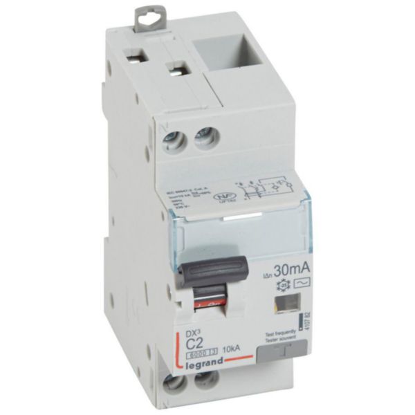 Disjoncteur différentiel monobloc DX³6000 10kA arrivée haute et départ bas à vis U+N 230V~ - 2A - typeAC 30mA - Page 5
