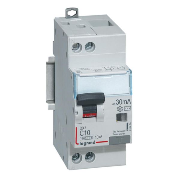 Disjoncteur différentiel monobloc DX³6000 10kA arrivée haute et départ bas à vis U+N 230V~ - 10A - typeAC 30mA - Page 11