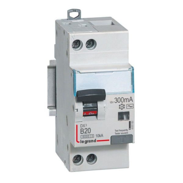 Disjoncteur différentiel monobloc DX³6000 10kA arrivée haute départ bas à vis U+N 230V~ - 20A - typeAC 300mA - courbe B - Page 6