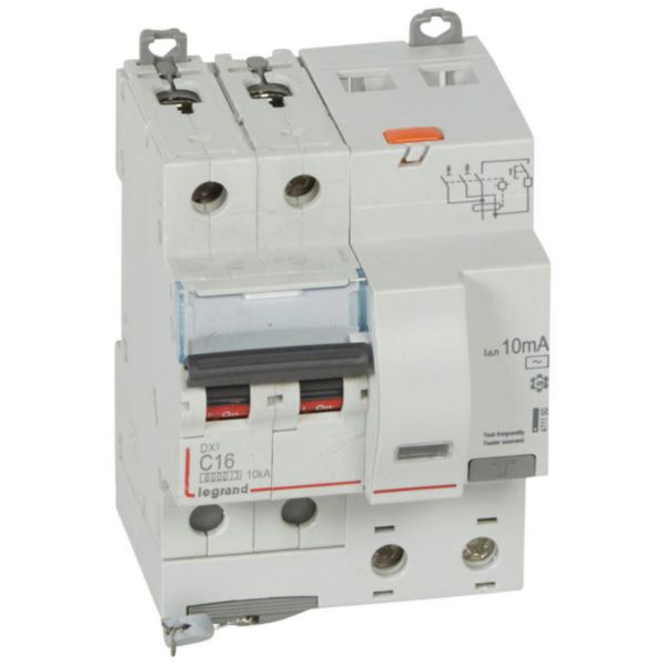 Disjoncteur différentiel monobloc DX³6000 10kA arrivée haute et départ bas à vis 2P 230V~ à 400V~ - 16A - typeAC 10mA - Page 68