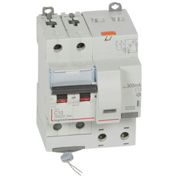 Disjoncteur différentiel monobloc DX³6000 10kA arrivée haute et départ bas à vis 2P 230V~ à 400V~ - 10A - typeAC 300mA - Page 12