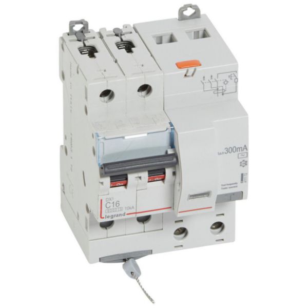 Disjoncteur différentiel monobloc DX³6000 10kA arrivée haute et départ bas à vis 2P 230V~ à 400V~ - 16A - typeAC 300mA - Page 12