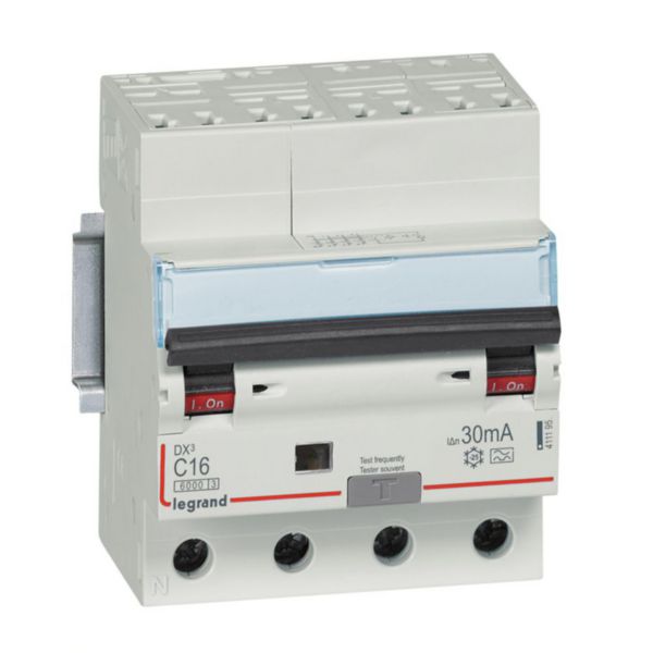 Disjoncteur différentiel monobloc DX³6000 10kA arrivée haute automatique départ bas à vis 4P 400V~ - 16A - typeA 30mA - Page 5