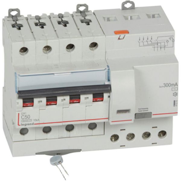 Disjoncteur différentiel monobloc DX³6000 10kA arrivée haute et départ bas à vis 4P 400V~ - 50A - typeAC 300mA - Page 10