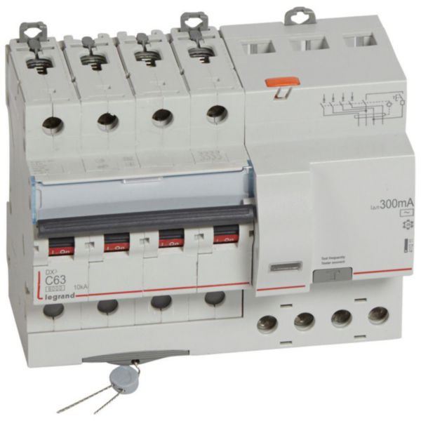 Disjoncteur différentiel monobloc DX³6000 10kA arrivée haute et départ bas à vis 4P 400V~ - 63A - typeAC 300mA - Page 10