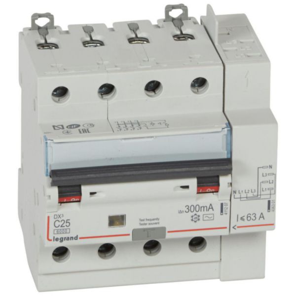 Disjoncteur différentiel monobloc DX³6000 10kA arrivée haute vis départ haut automatique 4P 400V~ - 25A - typeAC 300mA - Page 11
