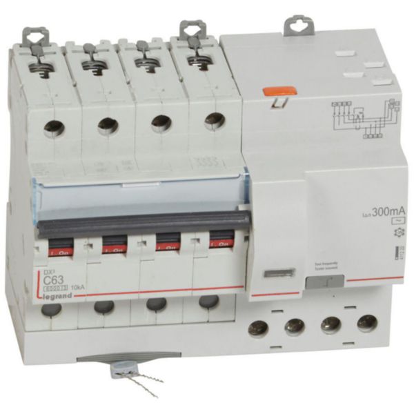 Disjoncteur différentiel monobloc DX³6000 10kA arrivée haute vis départ haut automatique 4P 400V~ - 63A - typeAC 300mA - Page 11