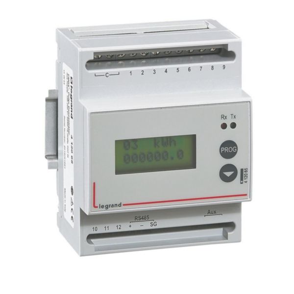 Concentrateur modulaire EMDX³ pour collecter les mesures de 12 compteurs à impulsions - 4 modules - avec sortie RS485