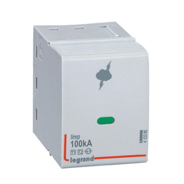 Cassette de remplacement N-PE pour parafoudres typeT1 + typeT2 Iimp 25kA