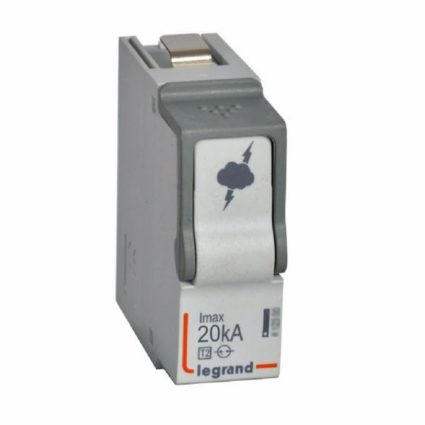 Cassette de remplacement N-PE pour parafoudre basse tension typeT2 Imax 20kA