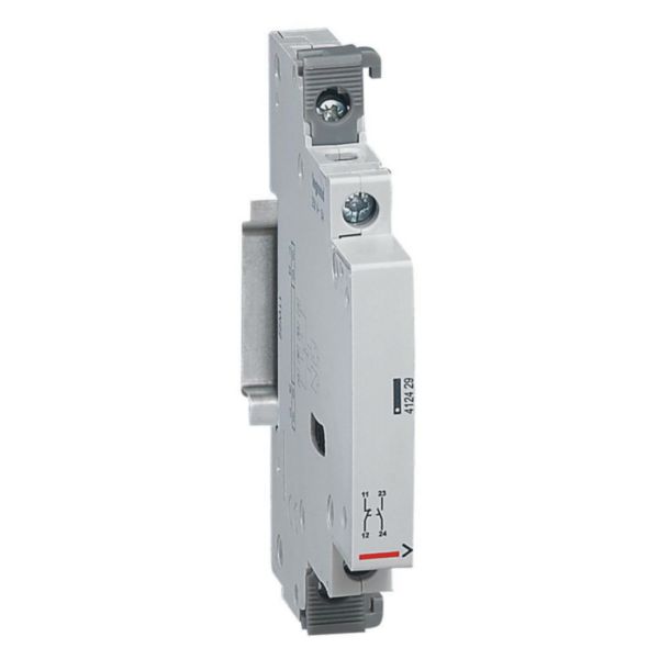 Auxiliaire de signalisation pour télérupteurs et contacteurs 1 module 16A à 25A - contact O+F - 5A 250V~ - 0,5 module