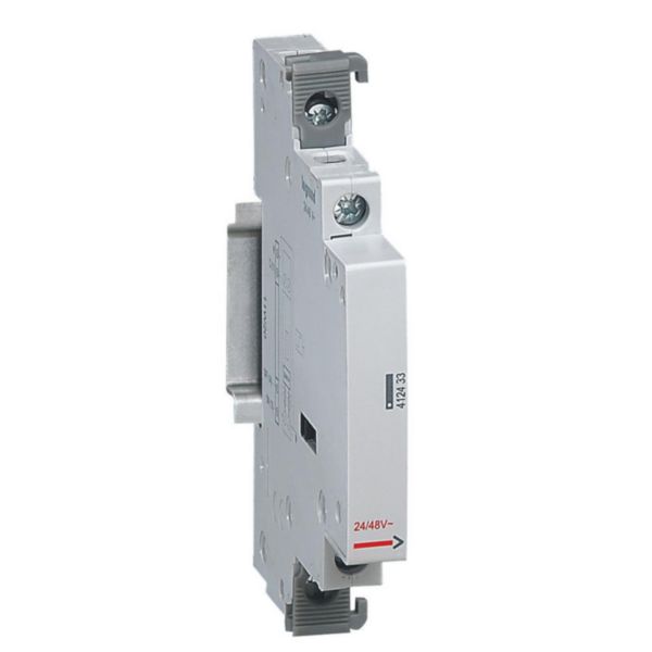 Auxiliaire de commande centralisée pour télérupteurs 24V~ à 48V~ - 0,5 module