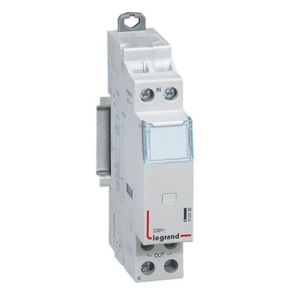 Auxiliaire de commande centralisée générale pour groupe de télérupteurs 230V~ - 1 module