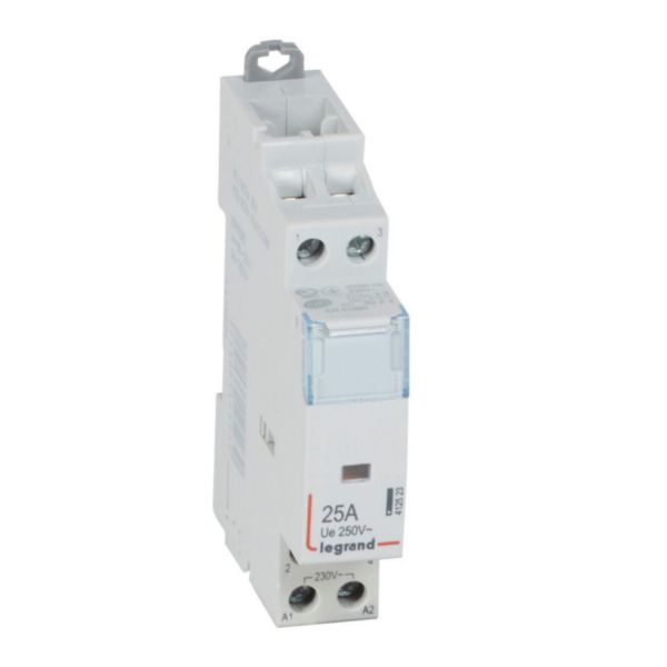 Contacteur de puissance CX³ bobine 230V~ sans commande manuelle - 2P 250V~ - 25A - contact 2F - 1 module