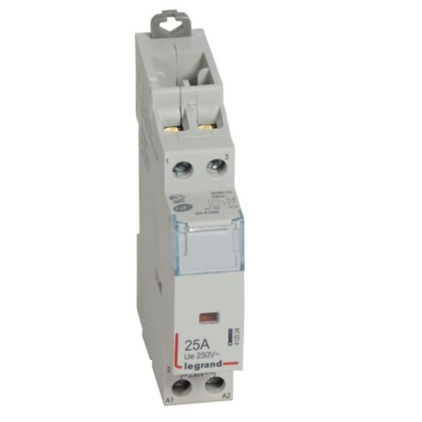 Contacteur de puissance CX³ bobine 230V~ sans commande manuelle - 2P 250V~ - 25A - contact 2O - 1 module