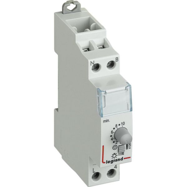 412602 Minuterie modulaire 230V~ 50Hz et 60Hz - sortie 16A 250V~ - 1 module  - professionnel