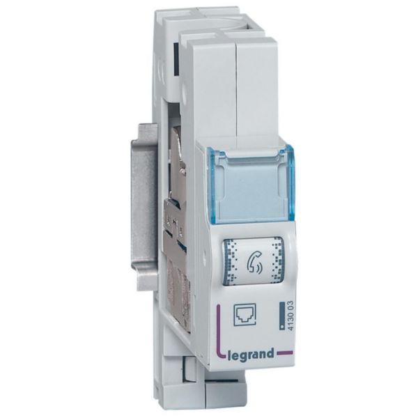 Module de brassage RJ45 pour réseau multimédia - 1 module