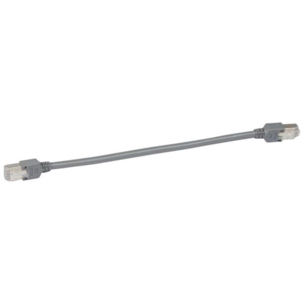 Cordon souple multimédia S/FTP pour module de brassage référence 413104 - longueur 0,2m