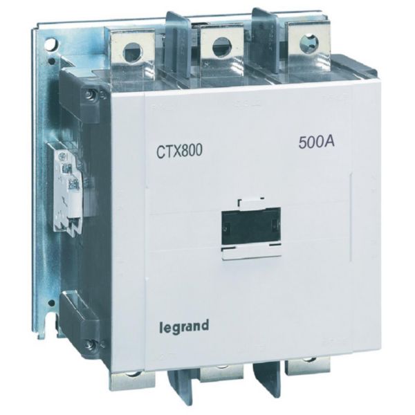 Contacteur de puissance CTX³800 3 pôles - 500A contacts auxiliaires intégrés 2 contacts NO+2NF - 200V~ à 240V~
