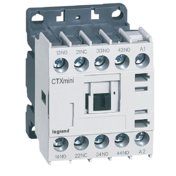 Relais de commande CTX³ 4 pôles 3NO + 1NF - 24V~