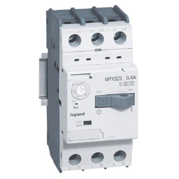 Disjoncteur moteur magnétothermique MPX³32S - réglage thermique 0,25A à 0,4A - pouvoir de coupure 100kA en 415V - Page 3