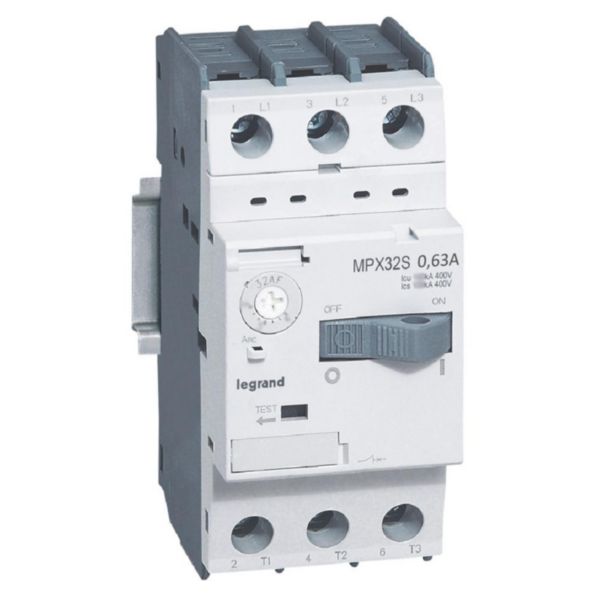 Disjoncteur moteur magnétothermique MPX³32S - réglage thermique 0,4A à 0,63A - pouvoir de coupure 100kA en 415V - Page 3