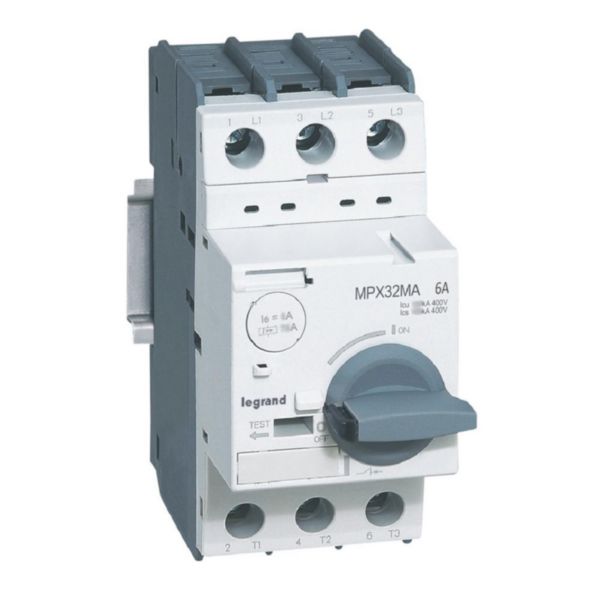 Disjoncteur moteur magnétique seul MPX³32MA - seuil déclenchement instantané 78A - pouvoir de coupure 100kA en 415V