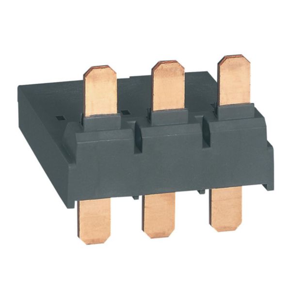 Adaptateur pour raccordement d'un disjoncteur moteur MPX³63H avec un contacteur CTX³65 CA avec bornes à cage