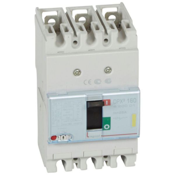 Disjoncteur magnétothermique DPX³160 pouvoir de coupure 16kA 400V~ - 3P - 25A - Page 151
