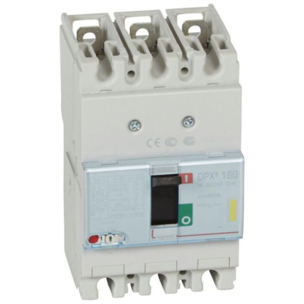 Disjoncteur magnétothermique DPX³160 pouvoir de coupure 16kA 400V~ - 3P - 80A - Page 116